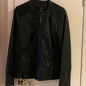 Women’s faux leather jacket